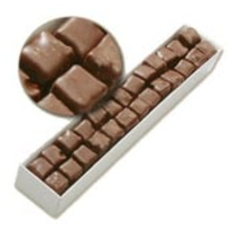 500 Gr Çikolatalı Lokum Karışık