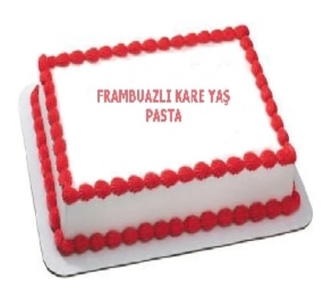 Damakta Unutulmaz Lezzet 35 Kişilik Frambuazlı Pasta