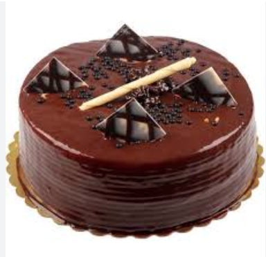 Mini Yuvarlak Çikolatalı Pasta 2-3 Kişilik İkramlık
